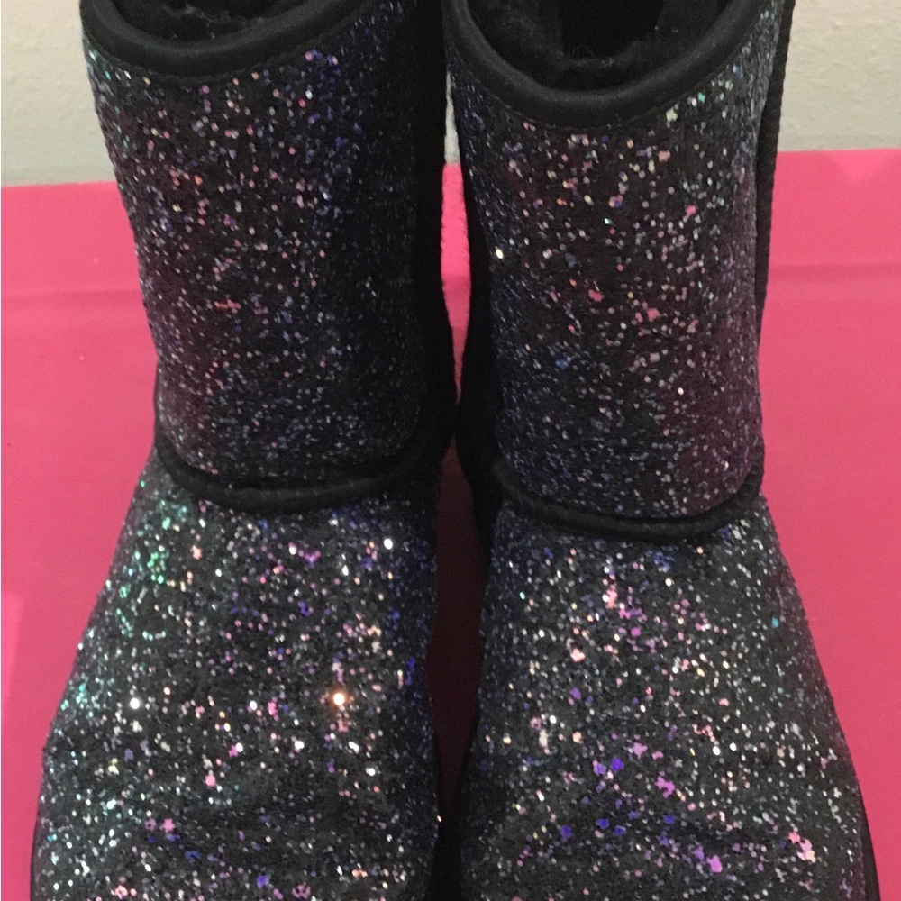 Ugg Purple Multi Colored Glitter Winter Boots - image 1
